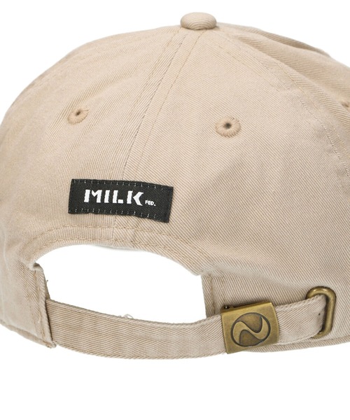 MILKFED.（ミルクフェド）の「M EMBROIDERY LOGO CAP/ロゴ刺繍 キャップ（キャップ・レディース・ブラック/ライトピンク/グリーン/ベージュ・ONE SIZE）」の16枚目の写真