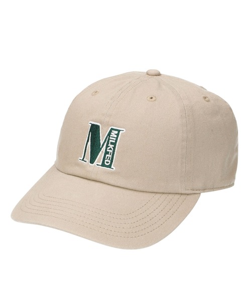MILKFED.（ミルクフェド）の「M EMBROIDERY LOGO CAP/ロゴ刺繍 キャップ（キャップ・レディース・ブラック/ライトピンク/グリーン/ベージュ・ONE SIZE）」の21枚目の写真