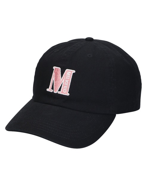 MILKFED.（ミルクフェド）の「M EMBROIDERY LOGO CAP/ロゴ刺繍 キャップ（キャップ・レディース・ブラック/ライトピンク/グリーン/ベージュ・ONE SIZE）」の22枚目の写真