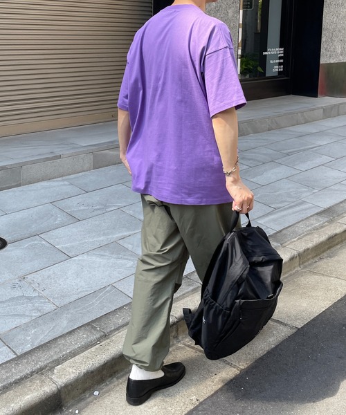 DISCOAT（ディスコート）の「アーチロゴ刺繍クラブTシャツ（Tシャツ/カットソー・レディース・パープル/ブラウン/オフホワイト・FREE）」の8枚目の写真