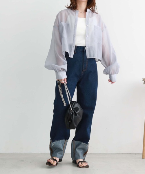 archives(アルシーヴ)の「チェーンがま口バッグ(ショルダーバッグ・レディース・ブラック/アイボリー/グレイッシュベージュ・FREE)」の14枚目の写真