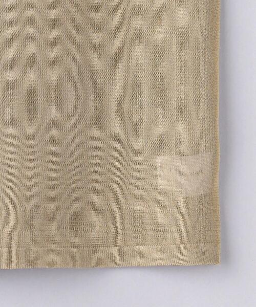 UNITED ARROWS（ユナイテッドアローズ）の「シアー フレンチスリーブ ニット（ニット/セーター・レディース・ベージュ/ライム・FREE）」の11枚目の写真