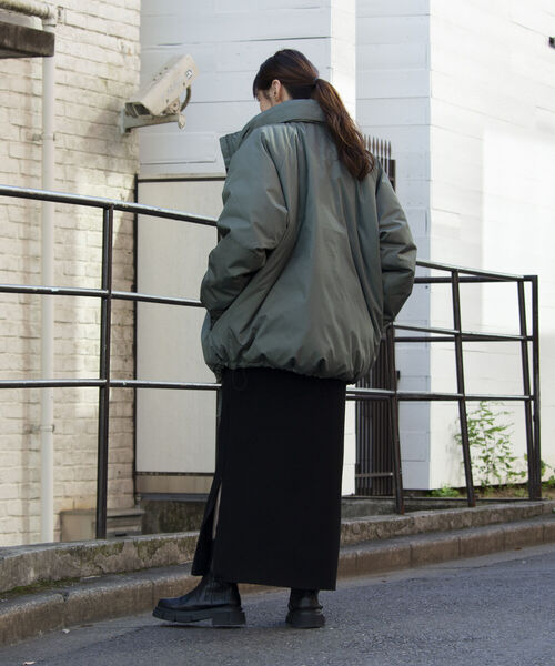 TAION（タイオン）の「【TAION/タイオン】GLOSTER別注 MILITALY LEVEL7 JACKET ダウン（ダウンジャケット/コート・メンズ・ブラック/ベージュ/オリーブ/ネイビー・M/L/XL）」の5枚目の写真