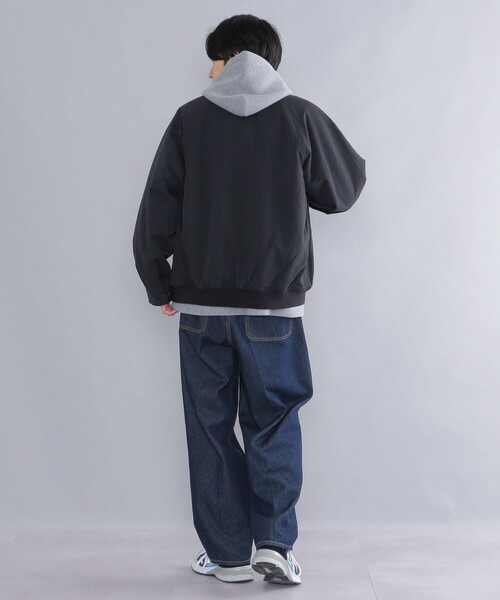 FRED PERRY(フレッドペリー)の「【SHIPS別注】FRED PERRY: パディング ハリントンジャケット(ブルゾン・メンズ・ブラック/ナチュラル・SMALL/LARGE/MEDIUM)」の9枚目の写真