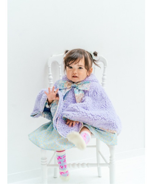fafa(フェフェ)の「LIOV | ポンチョ(その他アウター・キッズ・ラベンダー/ピンク・SMALL/MEDIUM)」の9枚目の写真