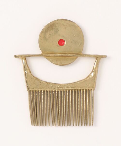 新品　ORA.C.KARO brass＆red コーム　定価2.2万 ORA.C KARO brass&red ｺｰﾑ