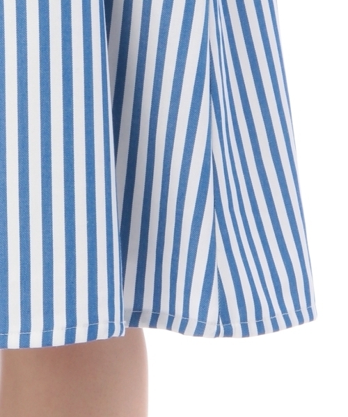 grove（グローブ）の「ミモレ丈フレアデザインスカート（スカート・レディース・ブルー/ブルー系1/ブラック/イエロー・03/02）」の9枚目の写真