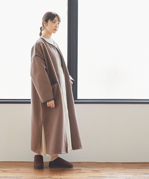 mooimooi（モーイモーイ）の「ムートンスリッポン（サンダル・レディース・ブラック/ベージュ/キャメル/ダークブラウン/チャコールグレー/アイボリー系・S/M/L/LL/3L/4L）」の22枚目の写真