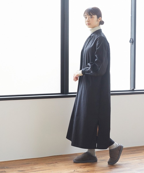 mooimooi（モーイモーイ）の「ムートンスリッポン（サンダル・レディース・ブラック/ベージュ/キャメル/ダークブラウン/チャコールグレー/アイボリー系・S/M/L/LL/3L/4L）」の19枚目の写真