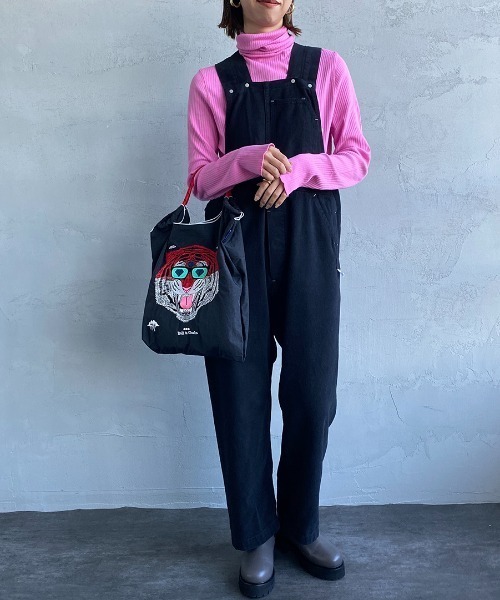 Ball&Chain（ボールアンドチェーン）の「[BALL&CHAIN/ボールアンドチェーン] MULGA TORA 刺繍デザインナイロントートバッグ（トートバッグ・レディース・ブラック・M）」の7枚目の写真