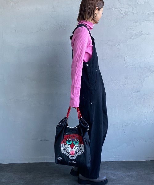 Ball&Chain（ボールアンドチェーン）の「[BALL&CHAIN/ボールアンドチェーン] MULGA TORA 刺繍デザインナイロントートバッグ（トートバッグ・レディース・ブラック・M）」の8枚目の写真