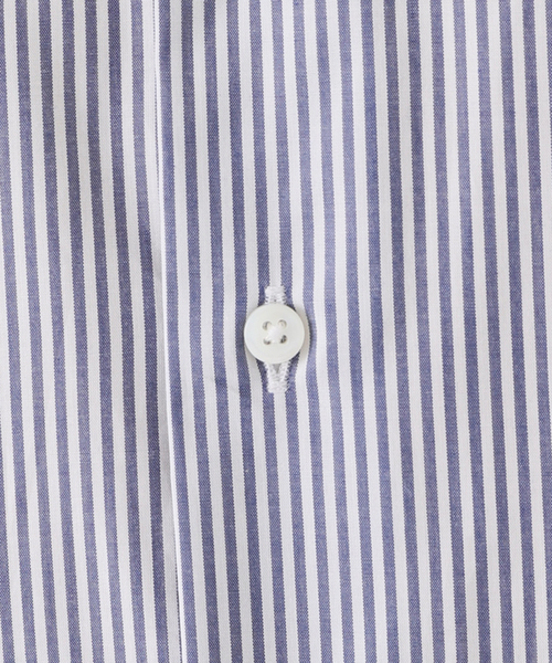 EDIFICE（エディフィス）の「セミワイド アメリカンコットン ストライプシャツ（シャツ/ブラウス・メンズ・ダークブルー/ベージュ・40/38/39/41/37）」の12枚目の写真