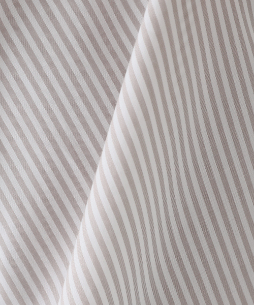 EDIFICE（エディフィス）の「セミワイド アメリカンコットン ストライプシャツ（シャツ/ブラウス・メンズ・ダークブルー/ベージュ・40/38/39/41/37）」の16枚目の写真