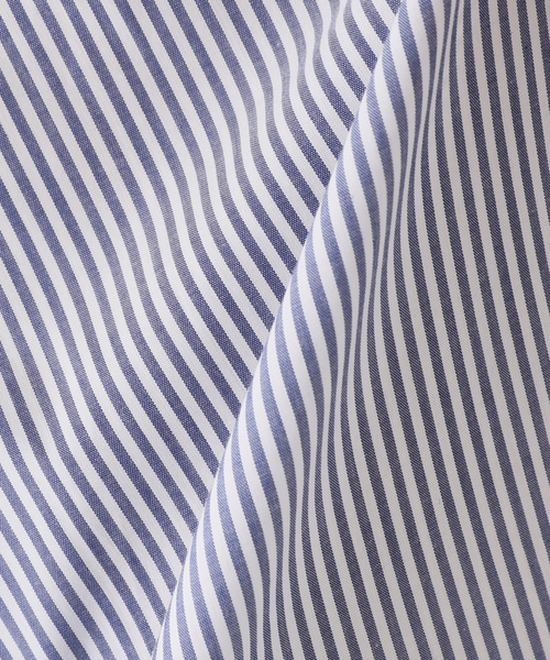 EDIFICE（エディフィス）の「セミワイド アメリカンコットン ストライプシャツ（シャツ/ブラウス・メンズ・ダークブルー/ベージュ・40/38/39/41/37）」の17枚目の写真