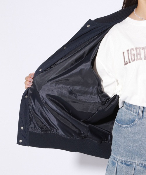 repipi armario(レピピ アルマリオ)の「ワッペンナイロンスタジャン(スタジャン・キッズ・ネイビー/グリーン・SMALL/MEDIUM/LARGE)」の14枚目の写真