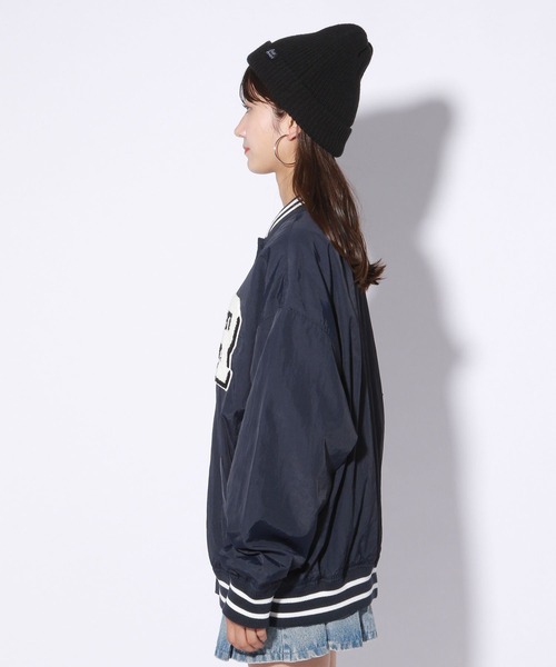 repipi armario(レピピ アルマリオ)の「ワッペンナイロンスタジャン(スタジャン・キッズ・ネイビー/グリーン・SMALL/MEDIUM/LARGE)」の6枚目の写真