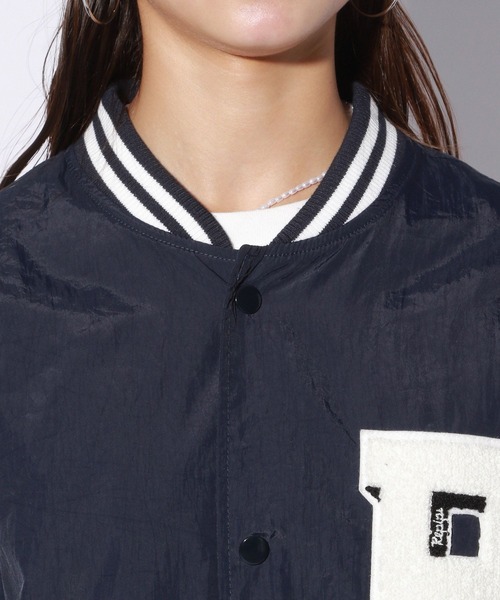 repipi armario(レピピ アルマリオ)の「ワッペンナイロンスタジャン(スタジャン・キッズ・ネイビー/グリーン・SMALL/MEDIUM/LARGE)」の8枚目の写真