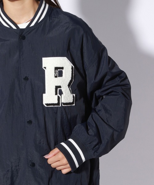 repipi armario(レピピ アルマリオ)の「ワッペンナイロンスタジャン(スタジャン・キッズ・ネイビー/グリーン・SMALL/MEDIUM/LARGE)」の10枚目の写真