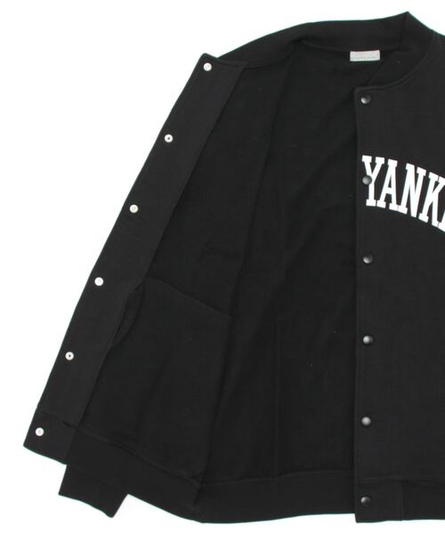 LOWRYS FARM(ローリーズファーム)の「ニグロリーグスタジャン 157820(スタジャン・メンズ・ブラック/グレー・MEDIUM/LARGE)」の3枚目の写真