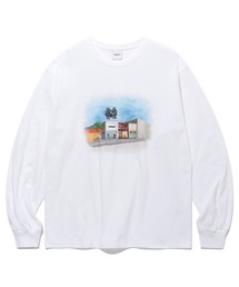 『mahagrid/マハグリッド』FLAGSHIP LS TEE/フラッグシップデザイン 長袖Tシャツ