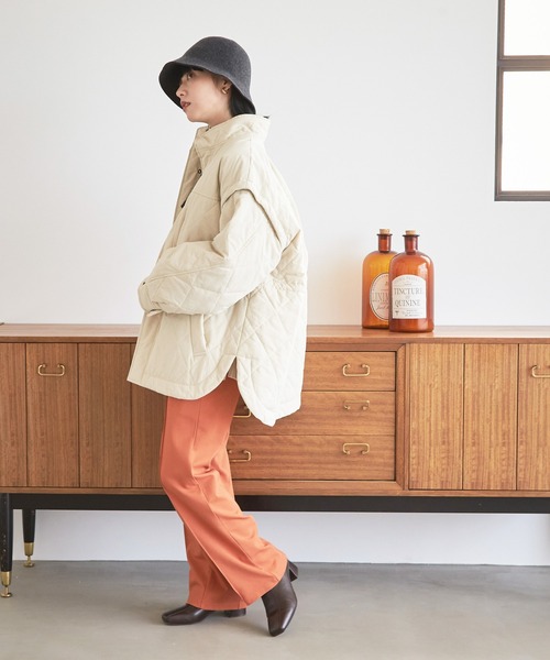 LOWRYS FARM（ローリーズファーム）の「2WAYキルトブルゾン 124953