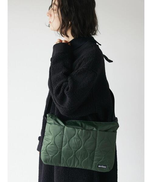 WILD THINGS(ワイルドシングス)の「【WEB限定】WILDTHINGS キルトサコッシュ *(トートバッグ・メンズ・チャコールグレー/オリーブ/ブラック・FREE)」の18枚目の写真