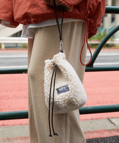 FREAK'S STORE（フリークスストア）の「【WEB限定】MEI/メイ ボア巾着