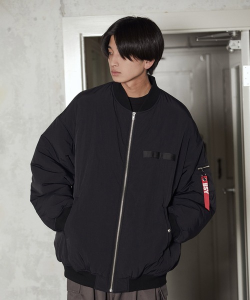 iisy（イージー）の「iisy / BIG MA-1（MA-1・メンズ・ブラック/ベージュ系その他/ライトグレー/ネイビー・XL/M/S/L）」の7枚目の写真