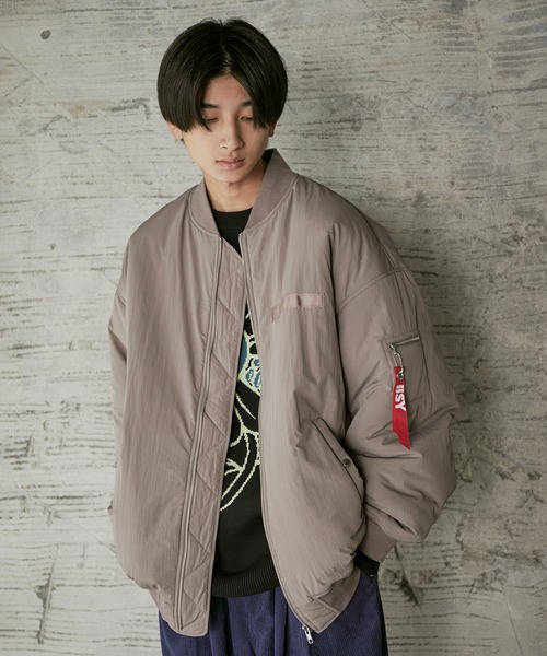 iisy（イージー）の「iisy / BIG MA-1（MA-1・メンズ・ブラック/ベージュ系その他/ライトグレー/ネイビー・XL/M/S/L）」の11枚目の写真