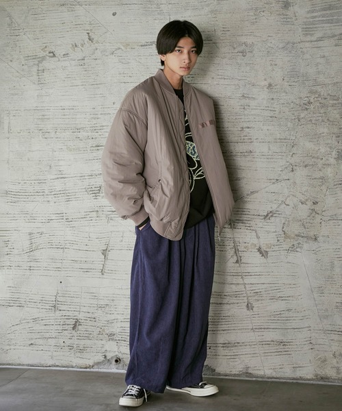 iisy（イージー）の「iisy / BIG MA-1（MA-1・メンズ・ブラック/ベージュ系その他/ライトグレー/ネイビー・XL/M/S/L）」の17枚目の写真