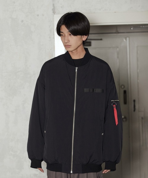 iisy（イージー）の「iisy / BIG MA-1（MA-1・メンズ・ブラック/ベージュ系その他/ライトグレー/ネイビー・XL/M/S/L）」の19枚目の写真