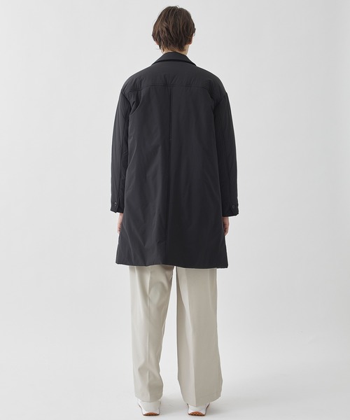 CITY TOKYO(シティトウキョウ)の「SOLOTEX パディング2WAYコート〈保温・軽量〉(ダウンジャケット/コート・メンズ・カーキ/グレイッシュベージュ/ブラック・1/2)」の9枚目の写真