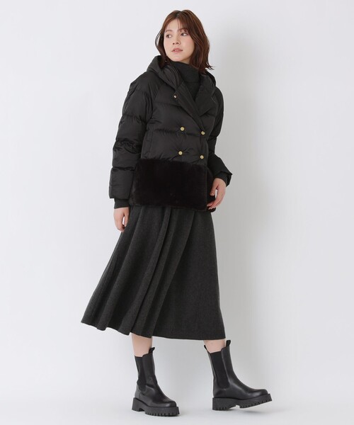 EPOCA（エポカ）の「エコファーコンビダウン（ダウンジャケット/コート