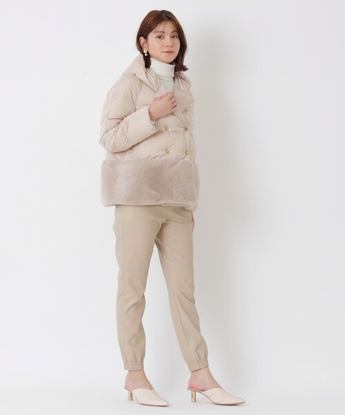 EPOCA（エポカ）の「エコファーコンビダウン（ダウンジャケット/コート