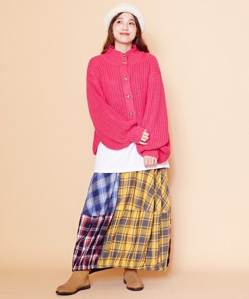 チャイハネ（チャイハネ）の「【チャイハネ】パビオラニットカーディガン（カーディガン/ボレロ・レディース・グリーン/ピンク/ブルー/オフホワイト・FREE）」の18枚目の写真