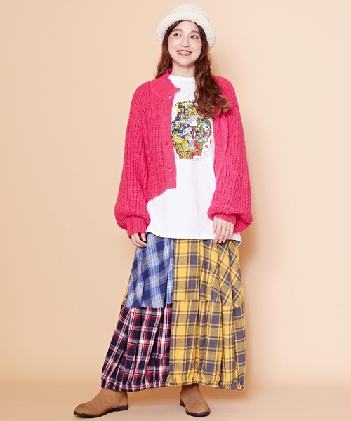 チャイハネ（チャイハネ）の「【チャイハネ】パビオラニットカーディガン（カーディガン/ボレロ・レディース・グリーン/ピンク/ブルー/オフホワイト・FREE）」の21枚目の写真