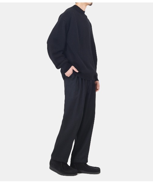 GOLD（ゴールド）の「東洋エンタープライズ GOLD / ゴールド：PURE CASHMERE MOCK NECK PULLOVER KNIT：22B-GL90221[MUS]（ニット/セーター・メンズ・オフホワイト/ブラック/ネイビー・M）」の20枚目の写真