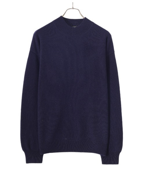 GOLD（ゴールド）の「東洋エンタープライズ GOLD / ゴールド：PURE CASHMERE MOCK NECK PULLOVER KNIT：22B-GL90221[MUS]（ニット/セーター・メンズ・オフホワイト/ブラック/ネイビー・M）」の19枚目の写真