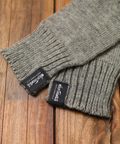 WILD THINGS(ワイルドシングス)の「/WILD THINGS/A/W glove(手袋・メンズ・ブラック/グレー/オリーブ/ブルー/キャメル・FREE)」の6枚目の写真