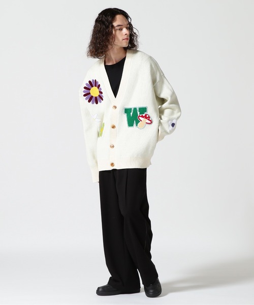 White Land カーディガン LHP｜WEB&DEPOT限定/WHITELAND/ホワイトランド/LINE CARDIGAN