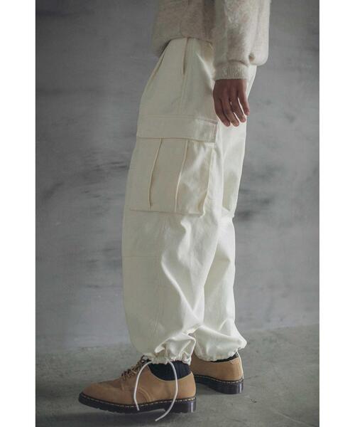 MONKEY TIME（モンキータイム）の「＜monkey time＞ CORDUROY CARGO PANTS/カーゴパンツ（カーゴパンツ・メンズ・ネイビー/オフホワイト・S/M/L）」の19枚目の写真