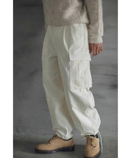 MONKEY TIME（モンキータイム）の「＜monkey time＞ CORDUROY CARGO PANTS/カーゴパンツ（カーゴパンツ・メンズ・ネイビー/オフホワイト・S/M/L）」の22枚目の写真