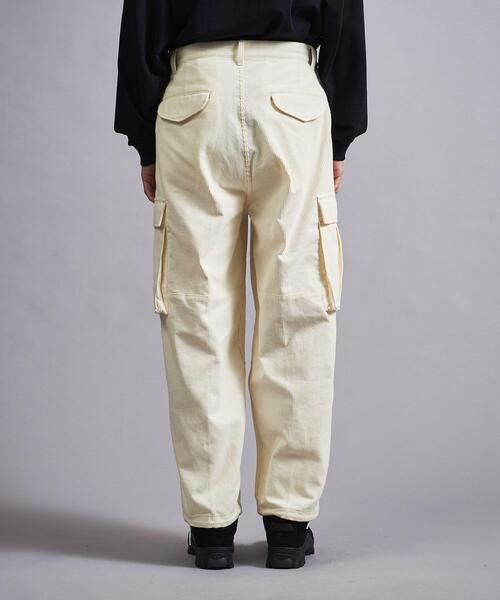 MONKEY TIME（モンキータイム）の「＜monkey time＞ CORDUROY CARGO PANTS/カーゴパンツ（カーゴパンツ・メンズ・ネイビー/オフホワイト・S/M/L）」の6枚目の写真