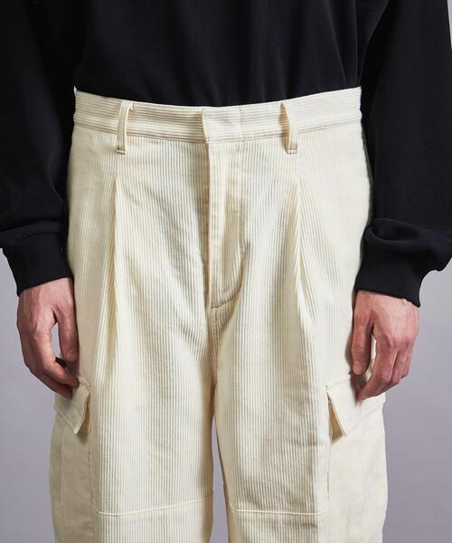 MONKEY TIME（モンキータイム）の「＜monkey time＞ CORDUROY CARGO PANTS/カーゴパンツ（カーゴパンツ・メンズ・ネイビー/オフホワイト・S/M/L）」の16枚目の写真