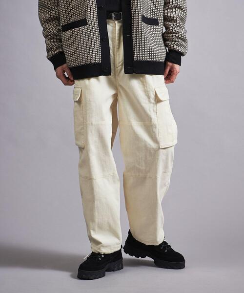 MONKEY TIME（モンキータイム）の「＜monkey time＞ CORDUROY CARGO PANTS/カーゴパンツ（カーゴパンツ・メンズ・ネイビー/オフホワイト・S/M/L）」の17枚目の写真