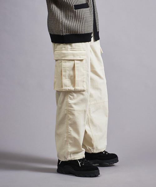 MONKEY TIME（モンキータイム）の「＜monkey time＞ CORDUROY CARGO PANTS/カーゴパンツ（カーゴパンツ・メンズ・ネイビー/オフホワイト・S/M/L）」の11枚目の写真
