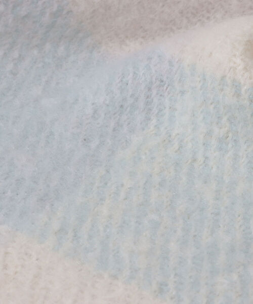 fredy emue（フレディエミュ）の「チェックブークレーストール（ストール/ショール・レディース・ブルー系その他/ベージュ系その他/ピンク系その他/ブラック系その他・FREE）」の18枚目の写真