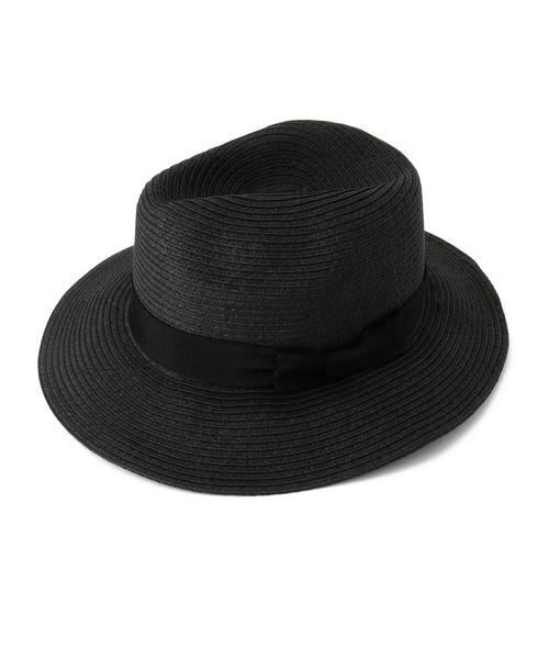 green label relaxing(グリーンレーベルリラクシング)の「FLAT BRAIDハット ◆(ハット・メンズ・オフホワイト/ブラック/ベージュ・フリー)」の3枚目の写真