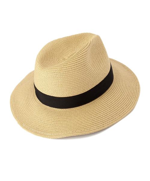 green label relaxing(グリーンレーベルリラクシング)の「FLAT BRAIDハット ◆(ハット・メンズ・オフホワイト/ブラック/ベージュ・フリー)」の10枚目の写真