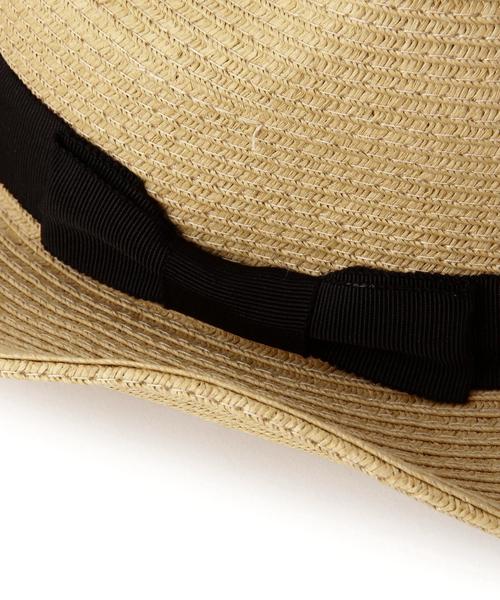 green label relaxing(グリーンレーベルリラクシング)の「FLAT BRAIDハット ◆(ハット・メンズ・オフホワイト/ブラック/ベージュ・フリー)」の11枚目の写真